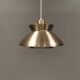 Danish hanging lamp from the 1980s-90s in aluminum.