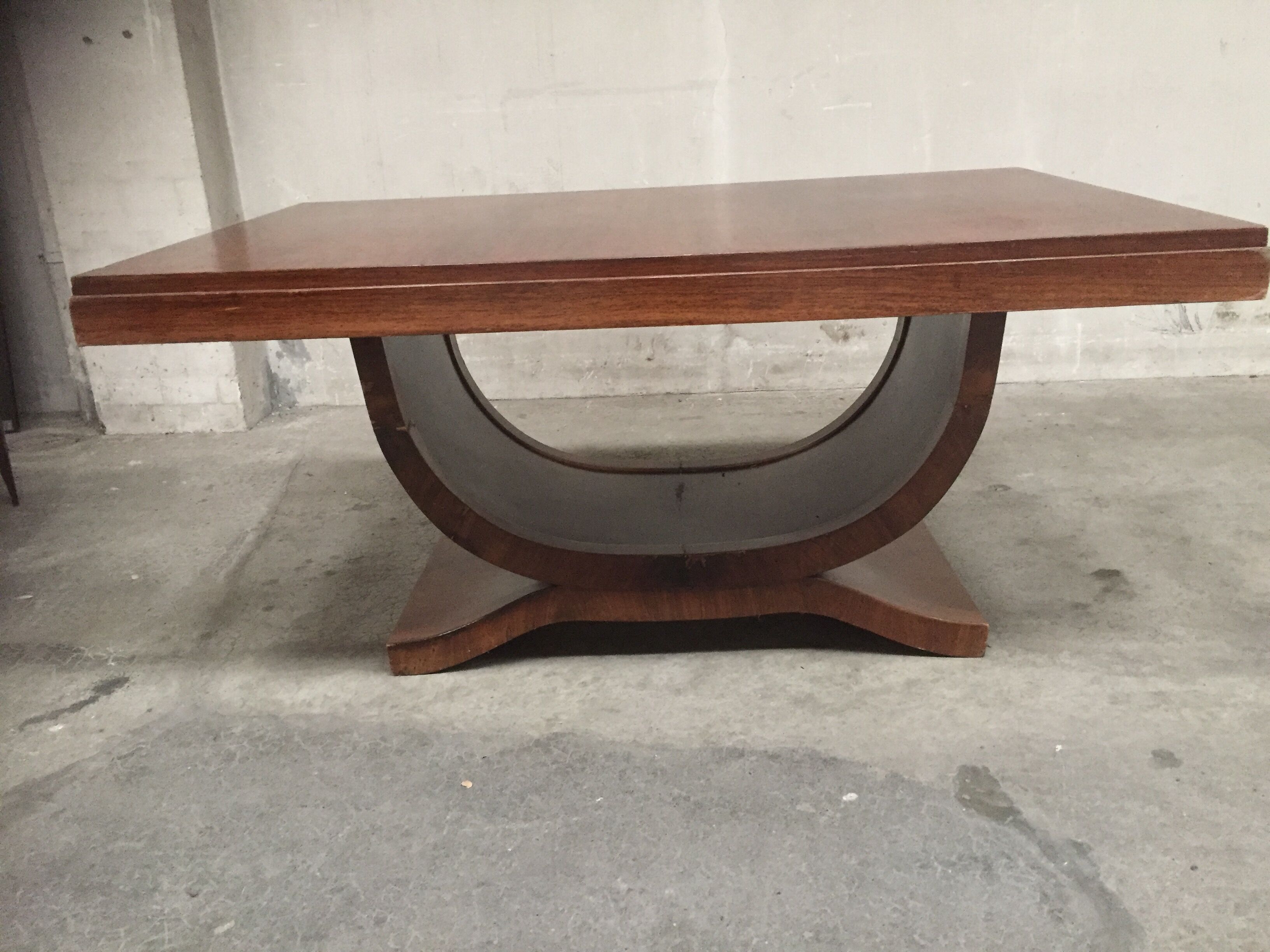 Set table and 6 chairs art deco