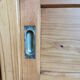 Vintage chiffonnier raw wood 3 drawers 2 doors