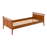 Danish mid century teak bed, 1960s