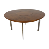 Table à manger en bois de rose du milieu du siècle par Merrow Associates