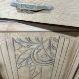 Buffet cupboard in oak brut art deco 1940-50