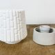 Vintage White Porcelain Ceiling Light, 1970s