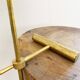 Large Italian brass counterweight lamp, 50s design