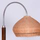 Art Deco Walnut Floor Lamp attributed to J. Halabala for Up Závody, 1930s