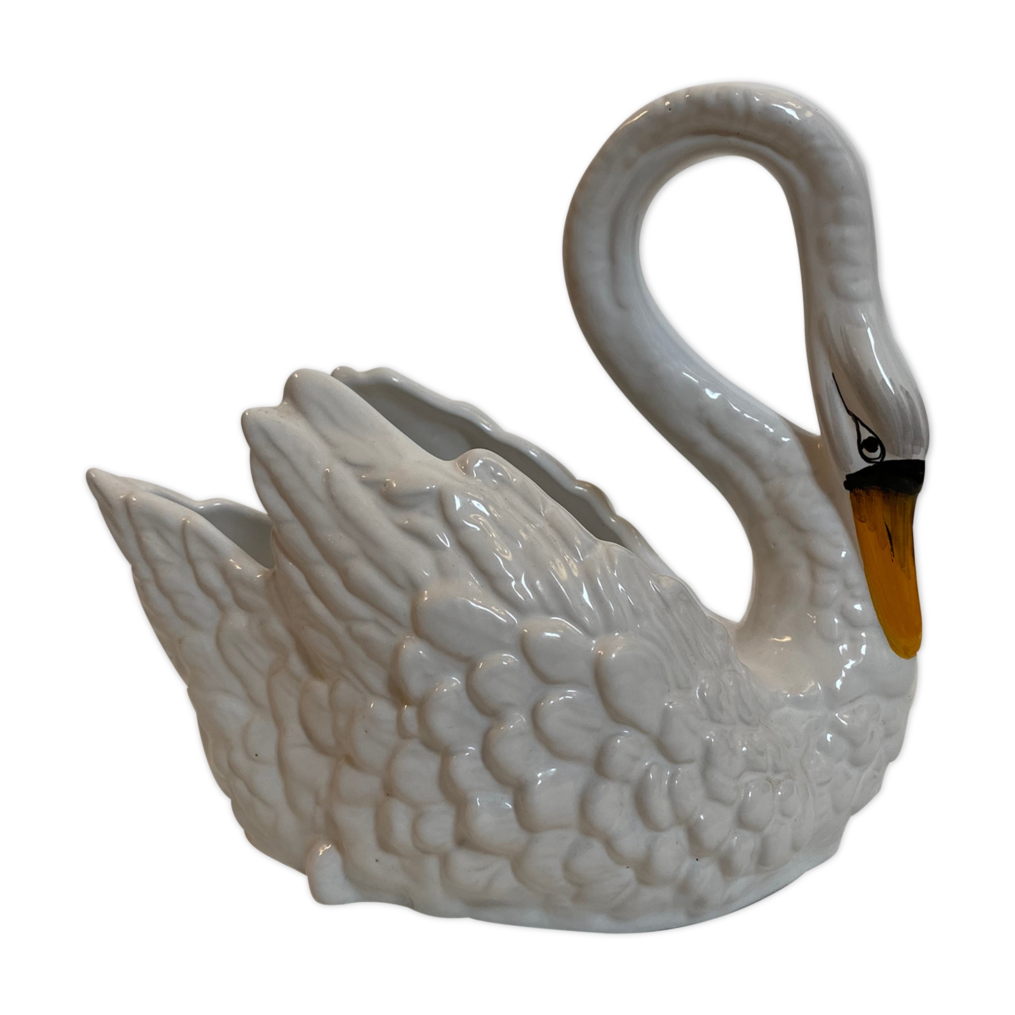 Ceramic swan
