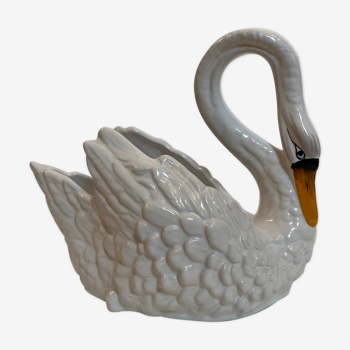 Ceramic swan