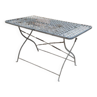 Folding iron garden table from the early 1900s