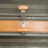 Vintage wooden and metal hook