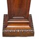 Sculpted walnut stool