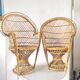 Paire de fauteuils Emmanuelle pour poupée années 70