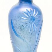 Art Nouveau vase, iridescent glass, Czechoslovakia, 1930s