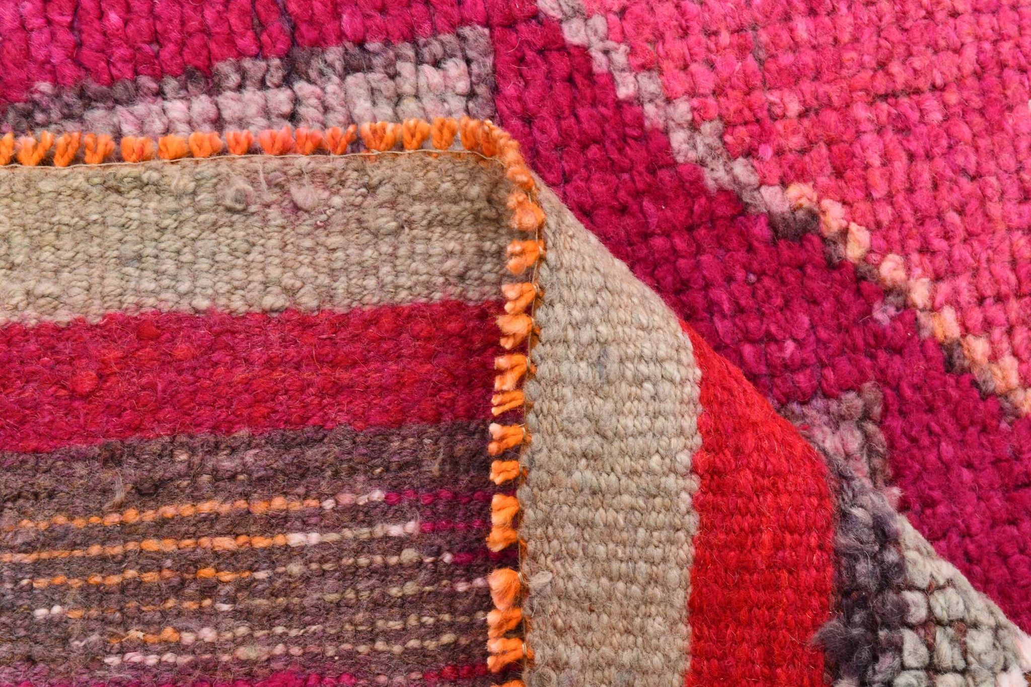 3x10 pink red turkish vintage runner rug, 101x323cm sk 18180 free shipping