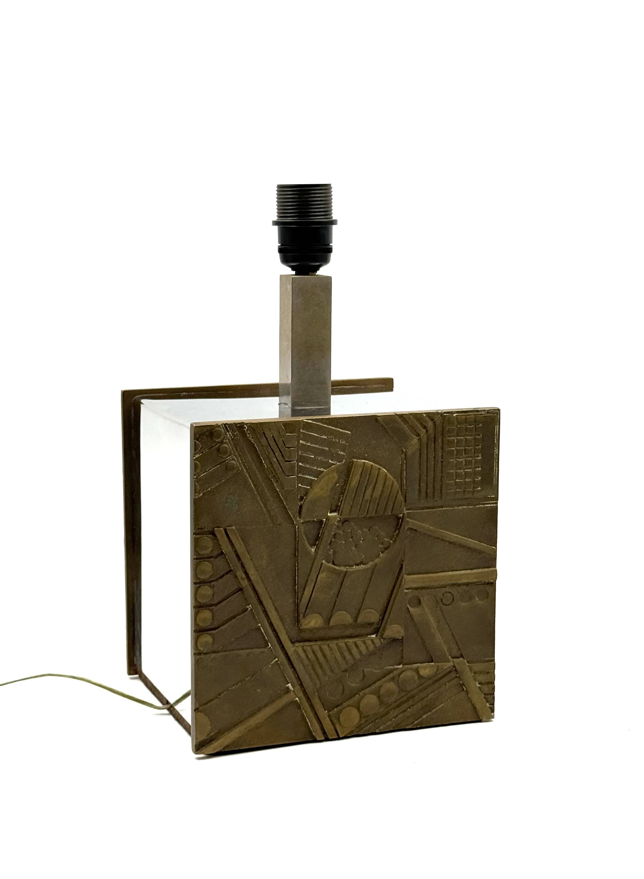 Luciano Frigerio, Hollywood Regency table lamp base, Italy 1970