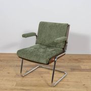 Chrome and Teak Chairs by Gordon Russell, United Kingdom, 1970s, Set of 4