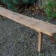 19th century oak farm bench