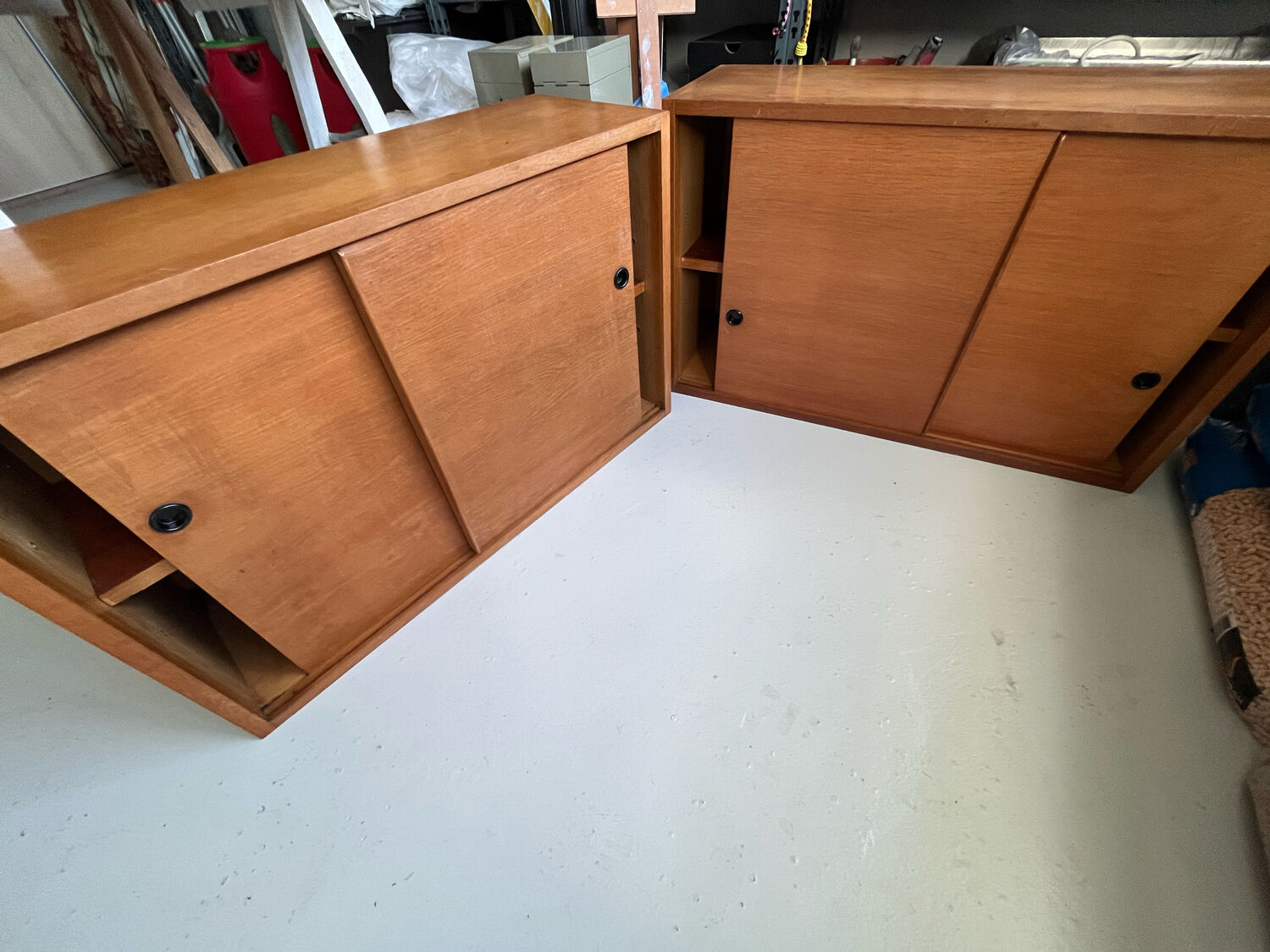 Set of two wooden wall furniture 40/50