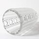 Vintage Clear Pressed Glass Vase / Bohemia Glass / 1950s