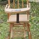 Vintage high chair for baby