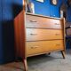 Vintage Scandinavian style chest of drawers. 60s