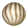 Italian Milky-White and Beige Murano Glass Swirlings Sphere Flush Mount
