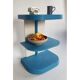 Blue bedside table