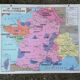 Old historical map Armand Colin The revolutionary France-Paris during the Revolution