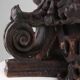 An ancient hand carved Corinthian column capital, France, 18th century