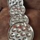 Set of 4 metal snail plates