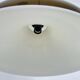 Brown and white acrylic glass suspension lamp, 1970