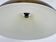 Brown and white acrylic glass suspension lamp, 1970