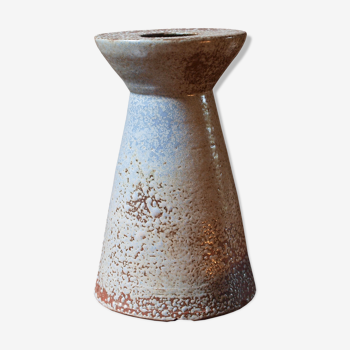 Brutalist diabolo vase by Joël Baudoin, 60s