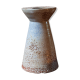 Brutalist diabolo vase by Joël Baudoin, 60s
