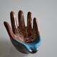 Ceramic pocket tray in the shape of a hand Vallauris France 1970