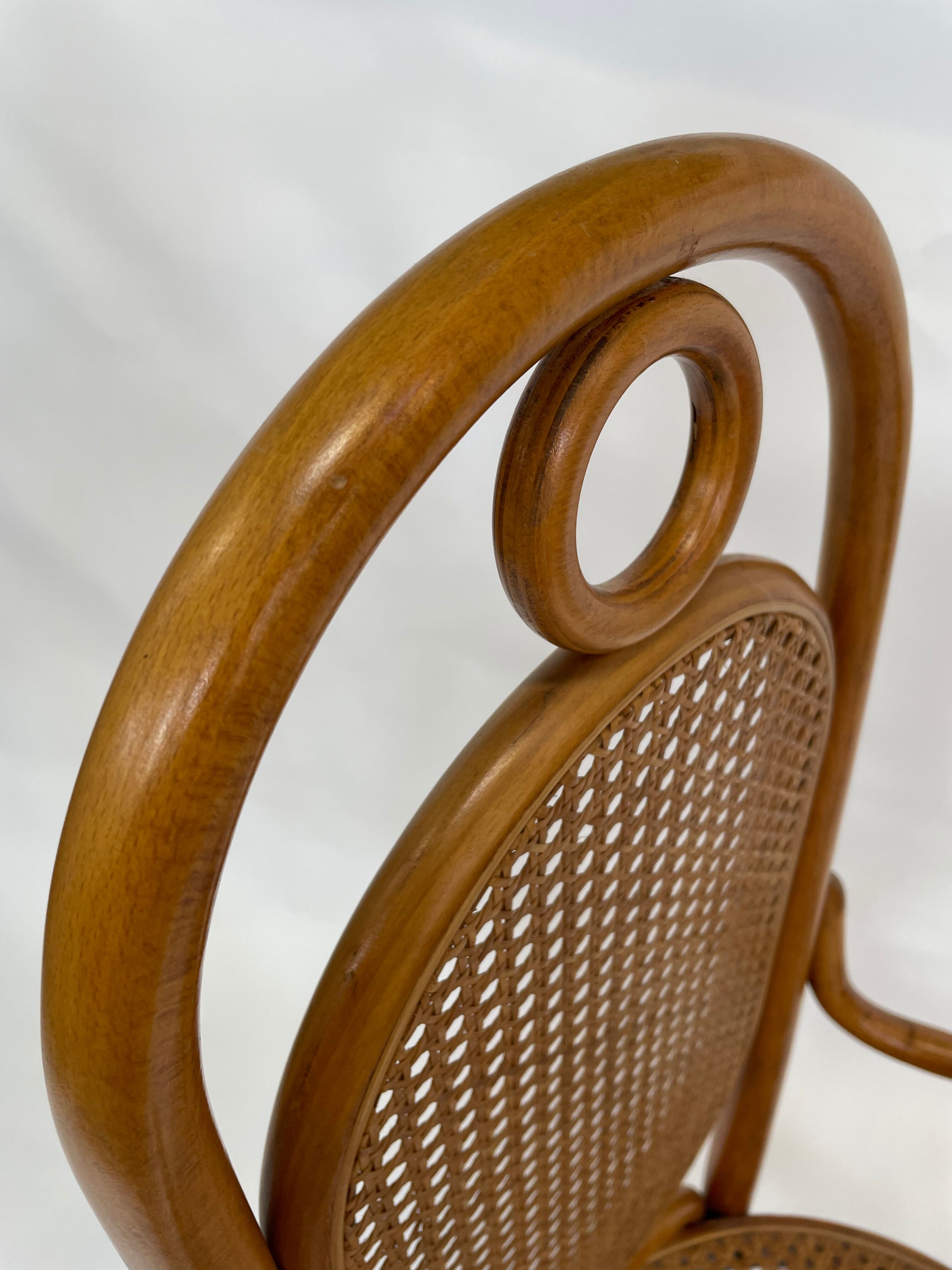 Sculptural bendwood side chair model