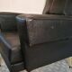 Pair of vintage leather armchairs