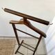 Wooden valet on wheels
