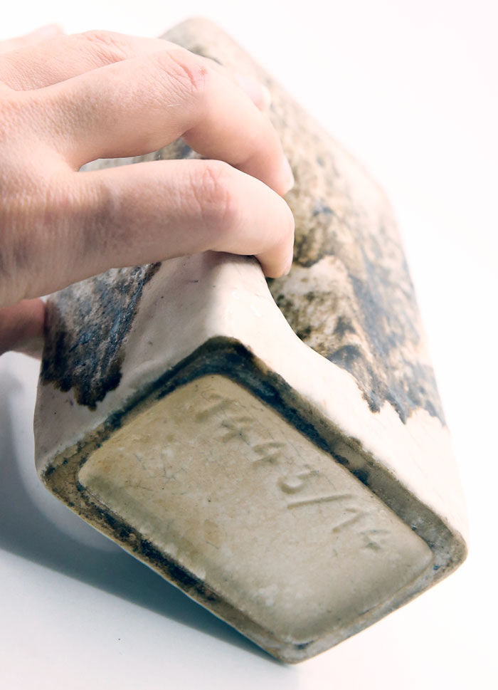 Fat Lava vase by the German Ubelacker Keramik brutalist style