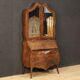 Inlaid wood Genoese trumeau from the 20th century