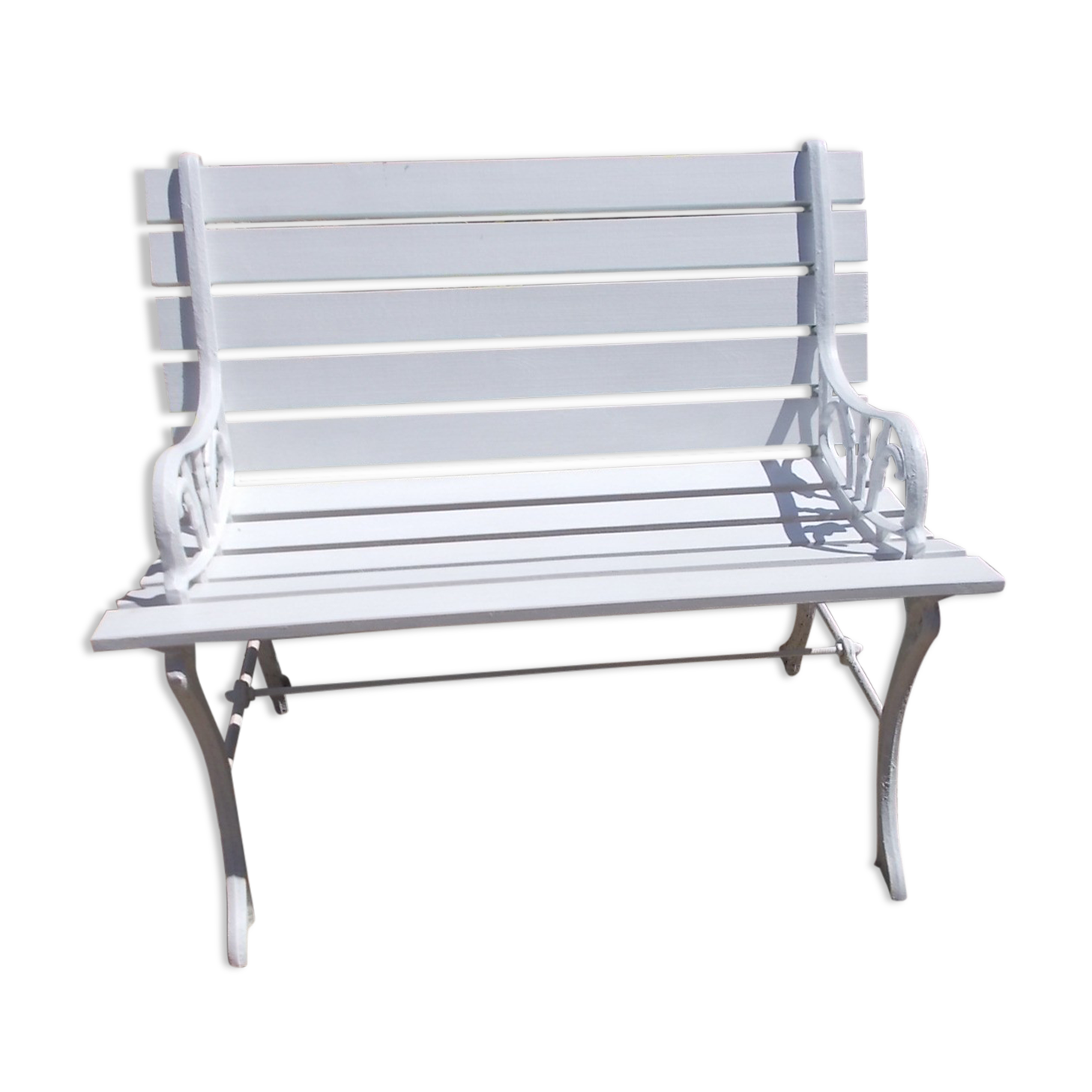 Wrought iron bench