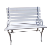 Wrought iron bench