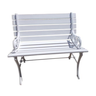 Wrought iron bench