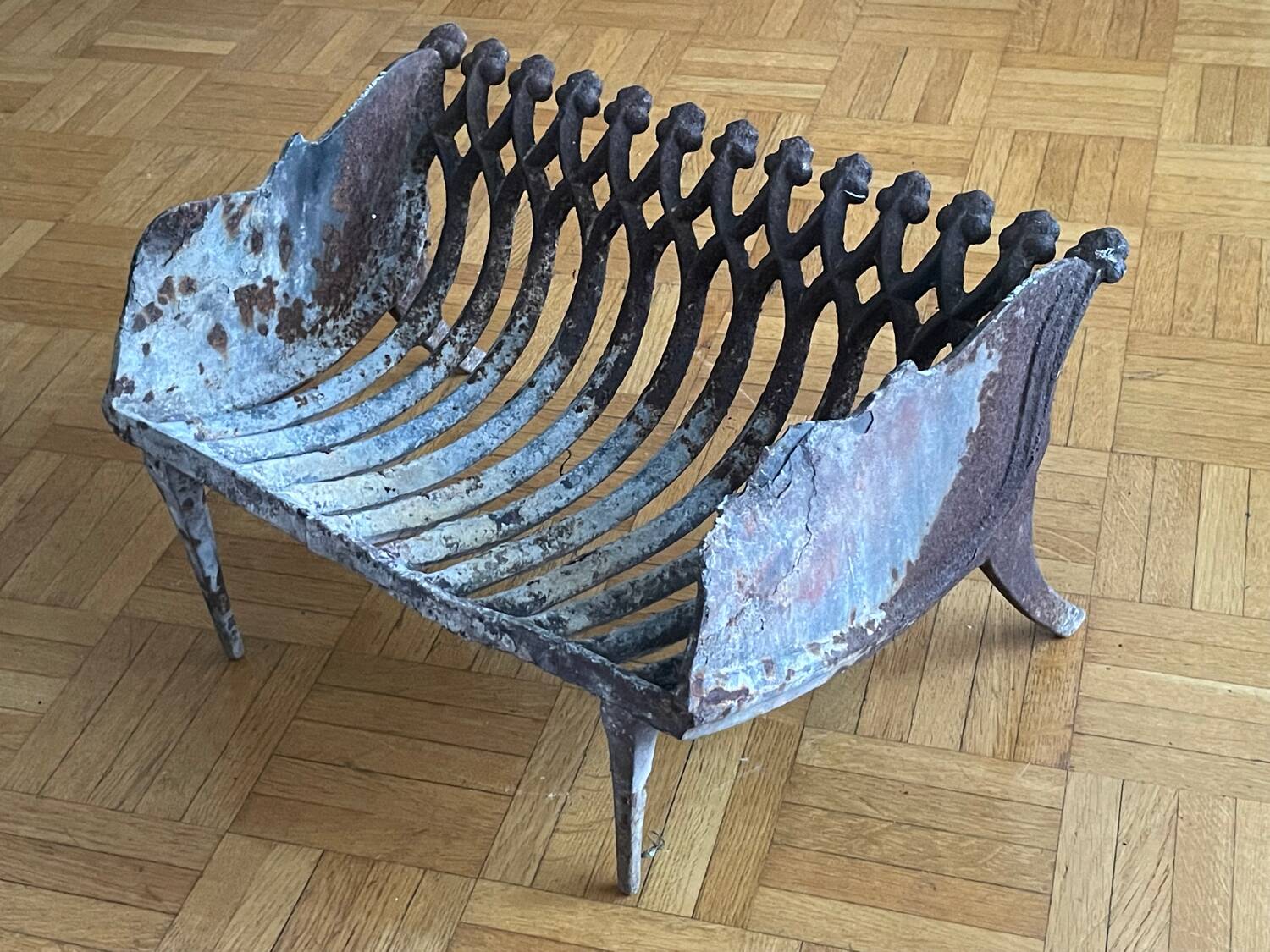 Cast iron fireplace brazier