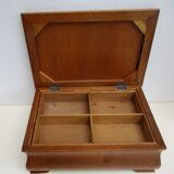 Old wooden storage box