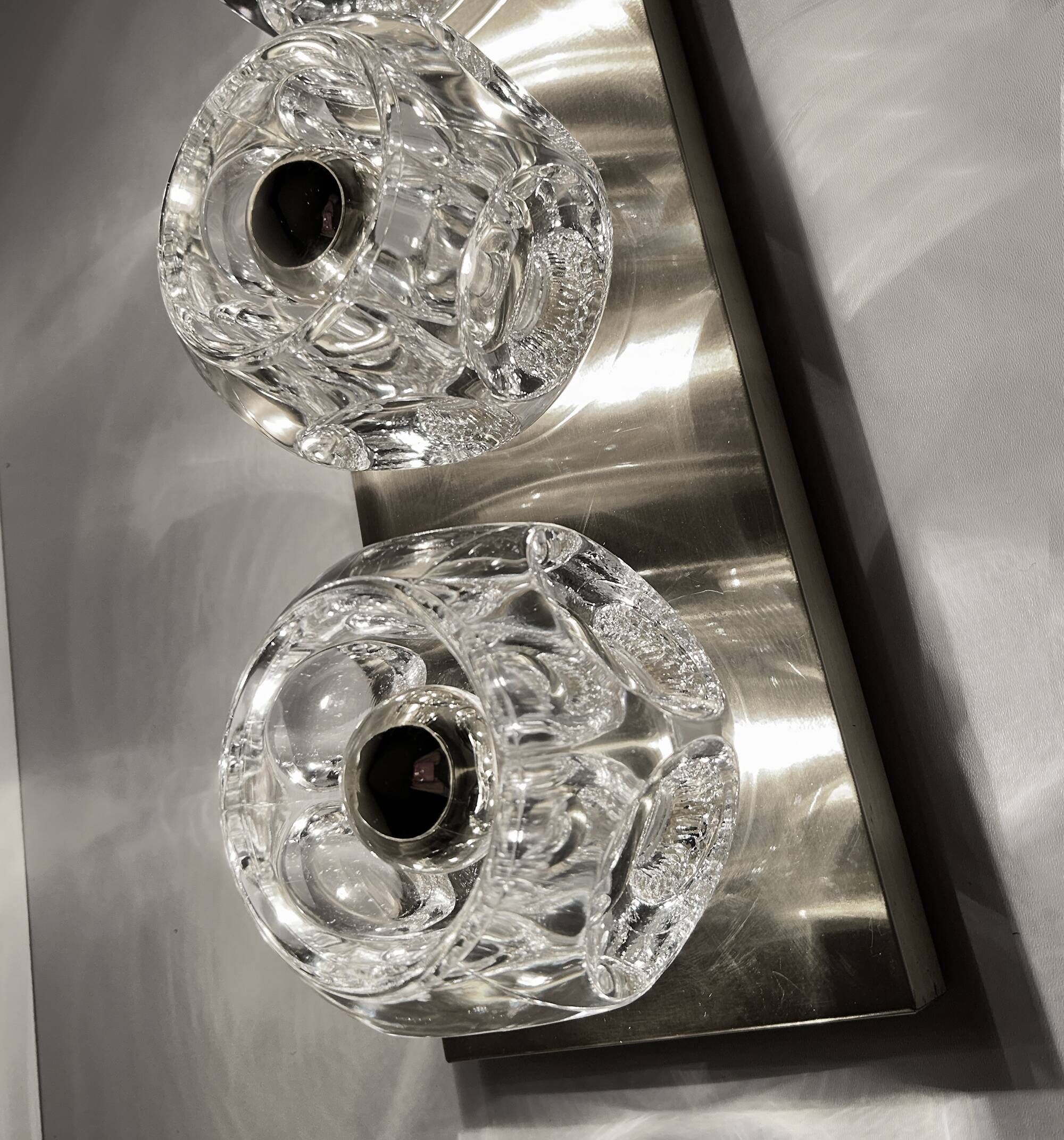 Pair of XXL Vintage Space Age Wall Lights