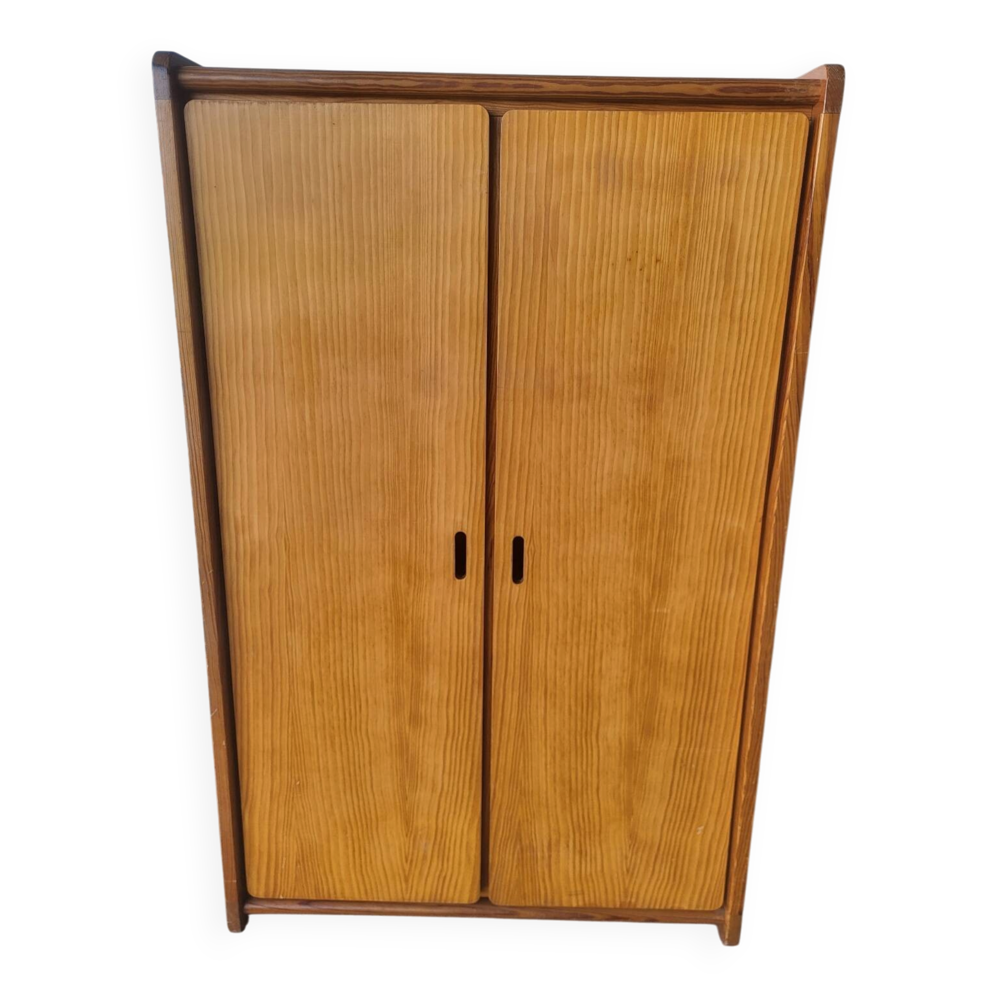 Vintage wardrobe in solid wood