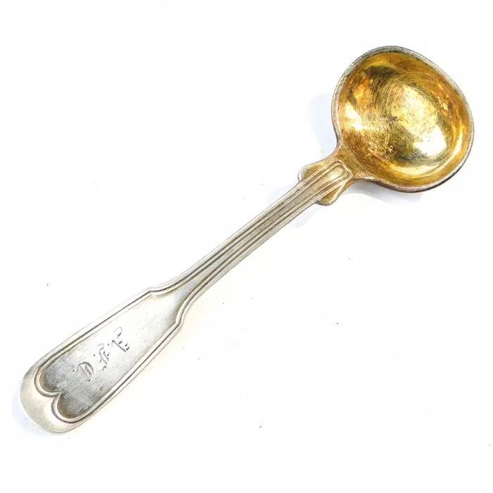 S1l salt spoon art deco