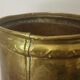 Umbrella holder sunflowers vintage copper and golden brass