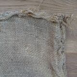 Burlap bag, train décor for the company ZPC