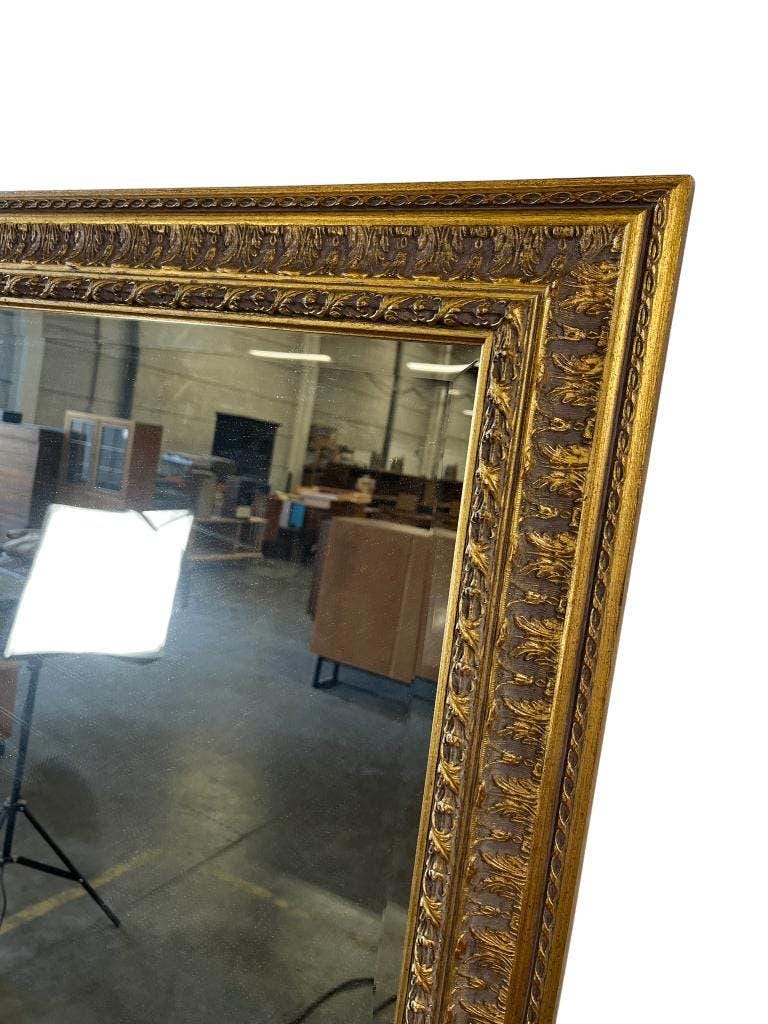 Miroir mural XL doré vintage